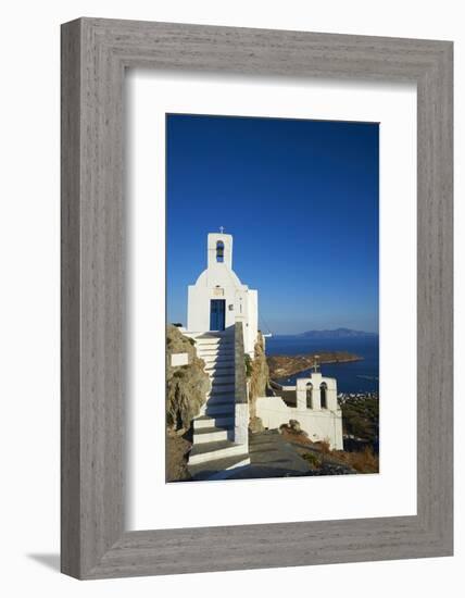 Agios Constantinos Church, Hora, Serifos Island, Cyclades, Greek Islands, Greece, Europe-Tuul-Framed Photographic Print