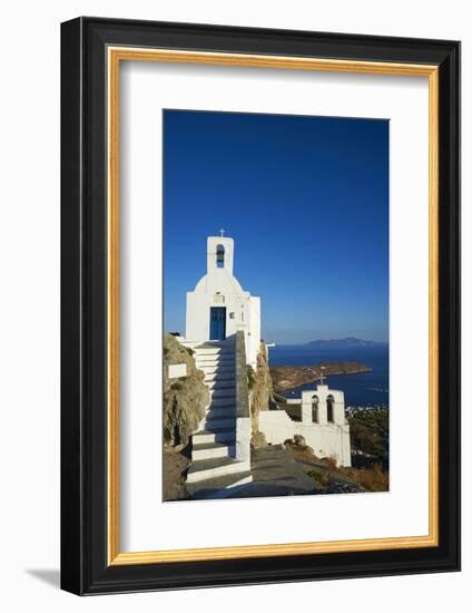 Agios Constantinos Church, Hora, Serifos Island, Cyclades, Greek Islands, Greece, Europe-Tuul-Framed Photographic Print