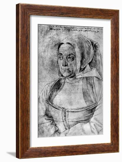 Agnes Durer, 1521-Albrecht Durer-Framed Giclee Print