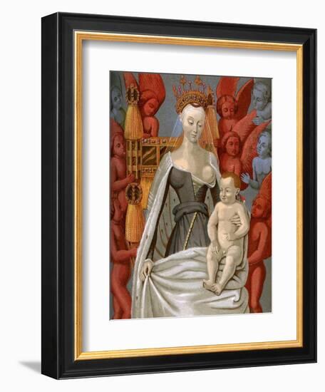 Agnès Sorel (1421-145), Mistress of King Charles VII of France, C1450-Jean Fouquet-Framed Giclee Print