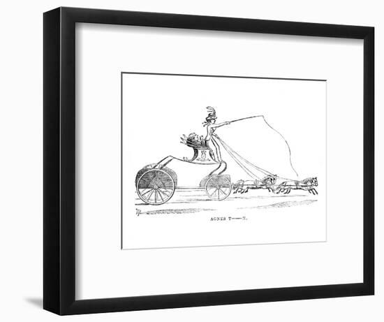 'Agnes T-n.', c1870-Unknown-Framed Giclee Print