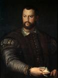 Portrait of Grand Duke of Tuscany Cosimo I De' Medici (1519-157) in Armour, Ca 1545-Agnolo Bronzino-Giclee Print