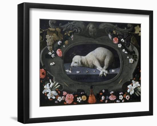 Agnus Dei,1660-1670, Museu de Évora, Portugal-Josefa de Obidos-Framed Giclee Print