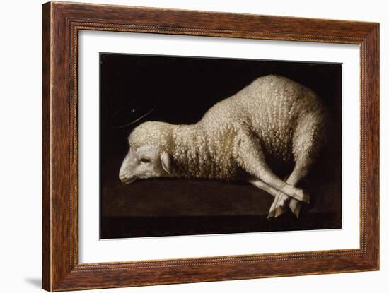 Agnus Dei, C.1635-40-Francisco de Zurbaran-Framed Giclee Print