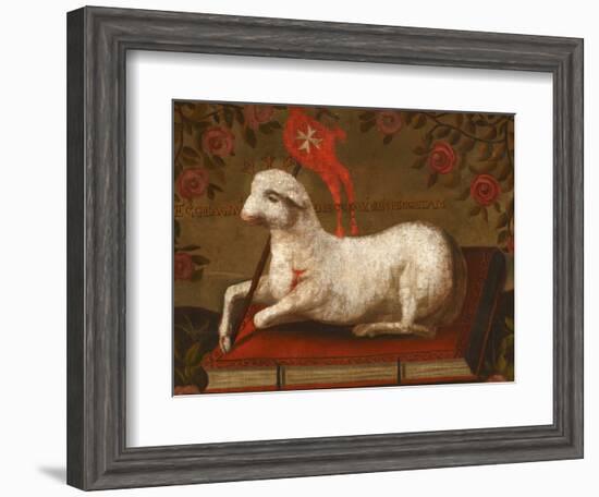 Agnus Dei with Banner of the Order of St. John-null-Framed Giclee Print