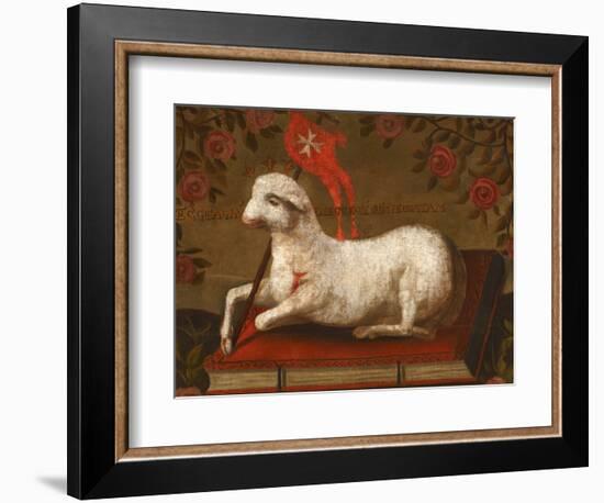 Agnus Dei with Banner of the Order of St. John-null-Framed Giclee Print