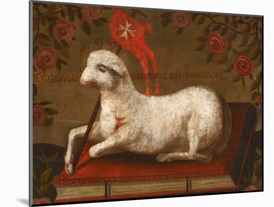 Agnus Dei with Banner of the Order of St. John-null-Mounted Giclee Print