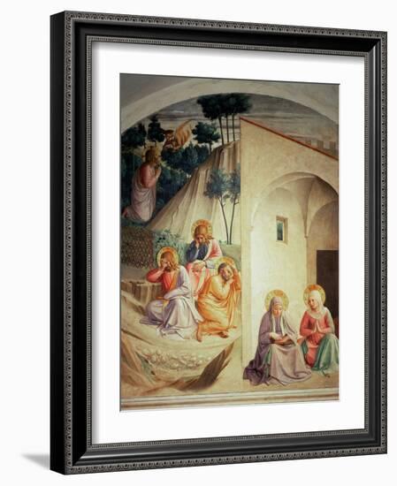 Agony in the Garden, 1442-Fra Angelico-Framed Giclee Print