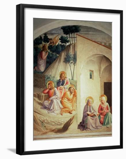 Agony in the Garden, 1442-Fra Angelico-Framed Giclee Print