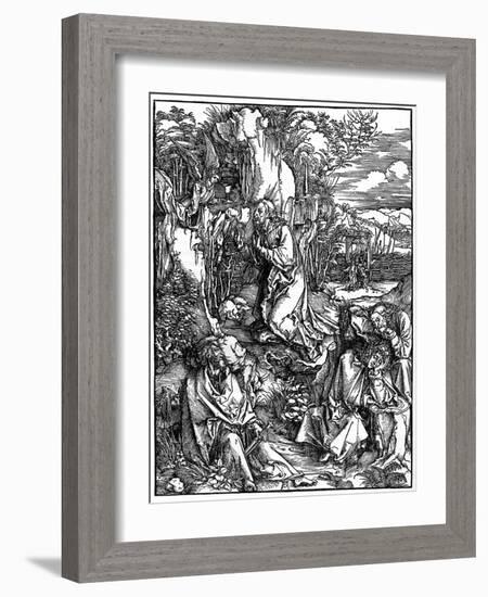 Agony in the Garden, 1498-Albrecht Durer-Framed Giclee Print