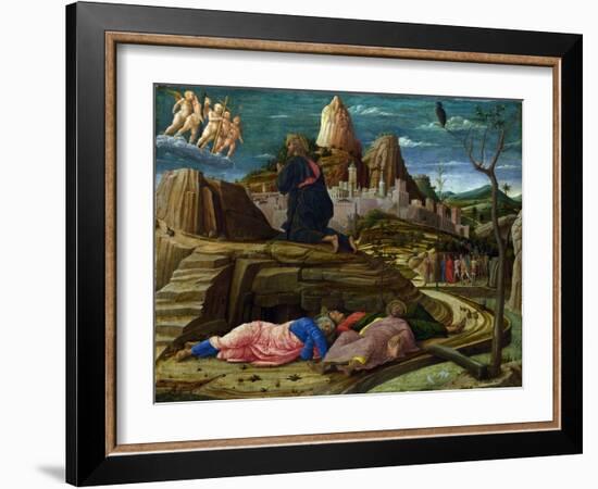 Agony in the Garden, c.1460-Andrea Mantegna-Framed Giclee Print