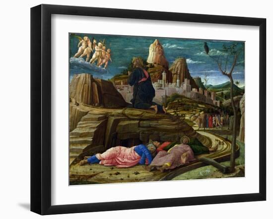 Agony in the Garden, c.1460-Andrea Mantegna-Framed Giclee Print