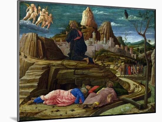 Agony in the Garden, c.1460-Andrea Mantegna-Mounted Giclee Print
