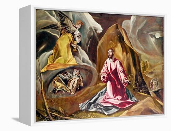 Agony in the Garden of Gethsemane, c.1590-El Greco-Framed Premier Image Canvas