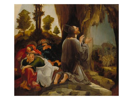 'Agony in the Garden (Part of a Winged Altarpiece), about 1530' Giclee ...