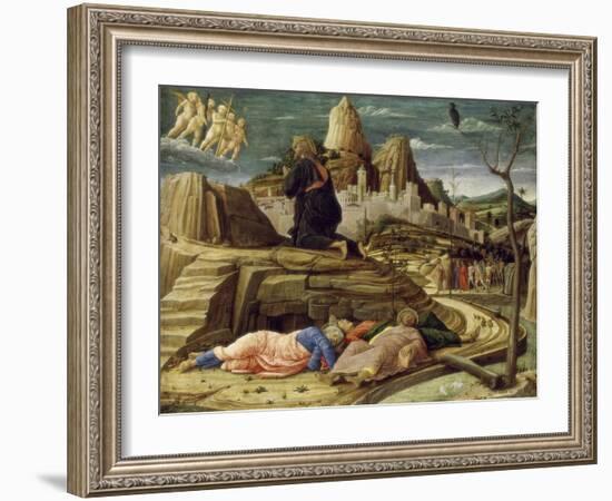 Agony in the Garden-Andrea Mantegna-Framed Giclee Print