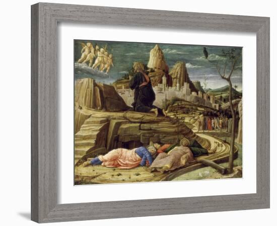 Agony in the Garden-Andrea Mantegna-Framed Giclee Print