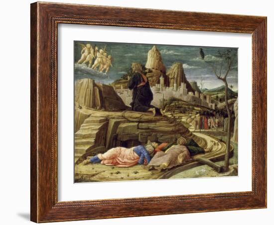 Agony in the Garden-Andrea Mantegna-Framed Giclee Print