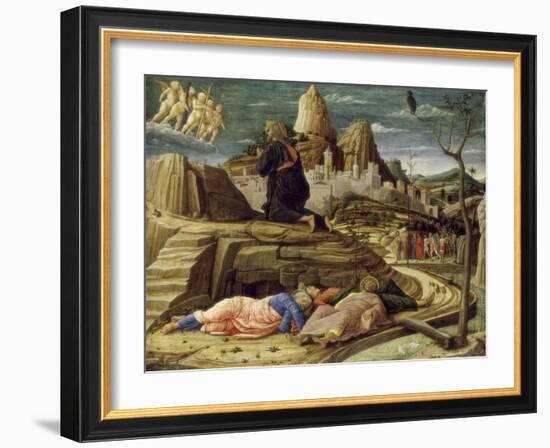 Agony in the Garden-Andrea Mantegna-Framed Giclee Print