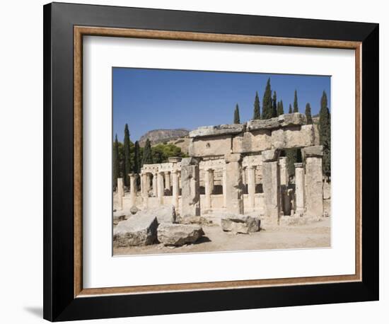 Agora, Archaeological Site of Hierapolis, Pamukkale, Anatolia, Turkey Minor, Eurasia-Philip Craven-Framed Photographic Print