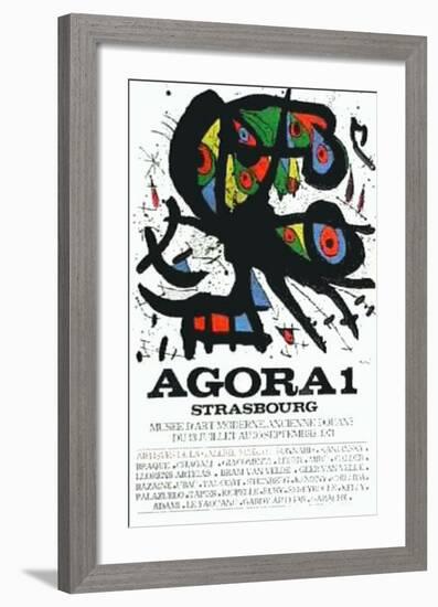 Agora I-Joan Miro-Framed Collectable Print