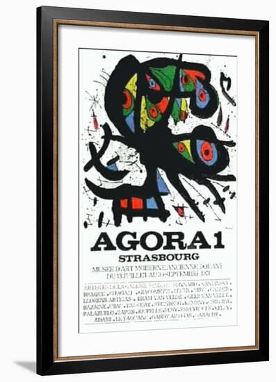 Agora I-Joan Miro-Framed Collectable Print