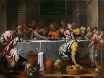 La Cene  (The Last Supper) Peinture D'agostino Carracci (1557-1602) 1594 Dim 172X237 Cm Museo Del-Agostino Carracci-Giclee Print