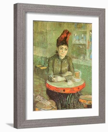 Agostino Segatori Sitting in the Cafe, 1887-Vincent van Gogh-Framed Giclee Print