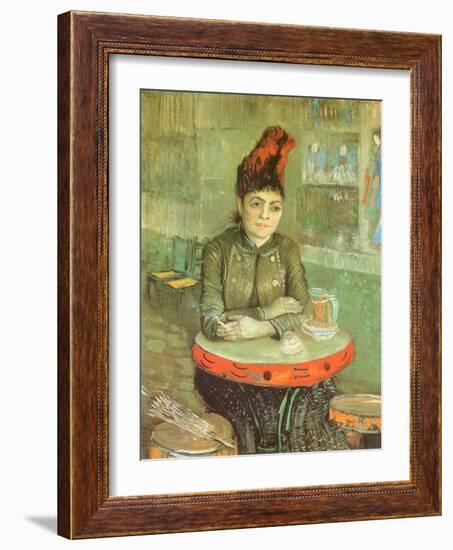 Agostino Segatori Sitting in the Cafe, 1887-Vincent van Gogh-Framed Giclee Print