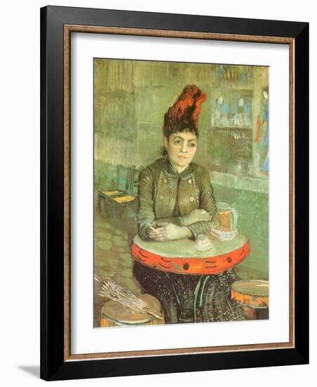 Agostino Segatori Sitting in the Cafe, 1887-Vincent van Gogh-Framed Giclee Print