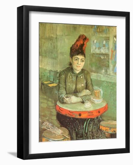 Agostino Segatori Sitting in the Cafe, 1887-Vincent van Gogh-Framed Giclee Print