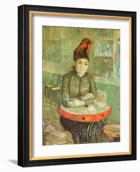 Agostino Segatori Sitting in the Cafe, 1887-Vincent van Gogh-Framed Giclee Print