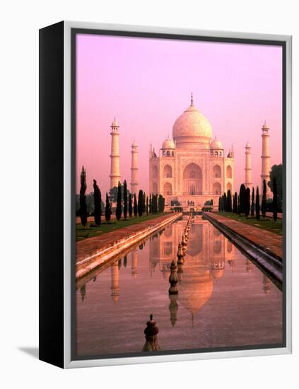 Agra, India, Wonder of the Taj Mahal-Bill Bachmann-Framed Premier Image Canvas