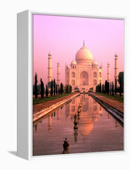 Agra, India, Wonder of the Taj Mahal-Bill Bachmann-Framed Premier Image Canvas