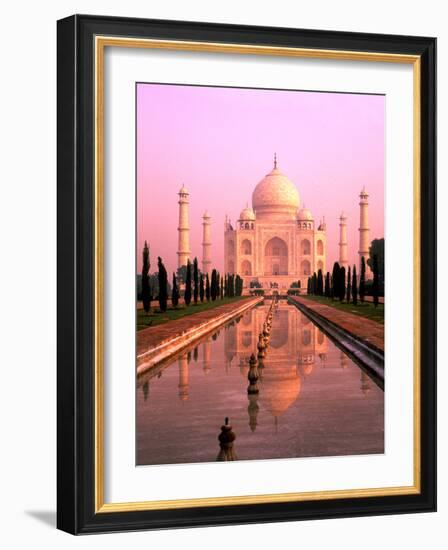 Agra, India, Wonder of the Taj Mahal-Bill Bachmann-Framed Photographic Print