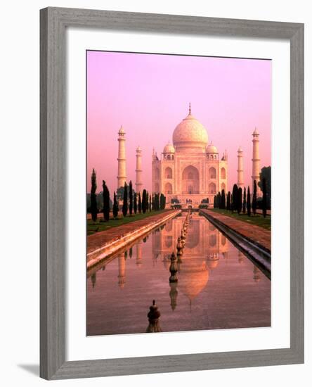 Agra, India, Wonder of the Taj Mahal-Bill Bachmann-Framed Photographic Print