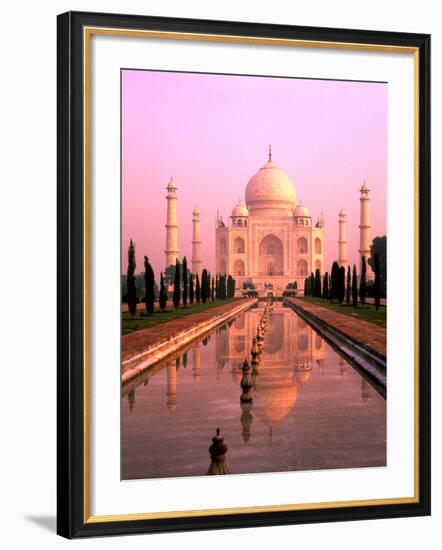 Agra, India, Wonder of the Taj Mahal-Bill Bachmann-Framed Photographic Print