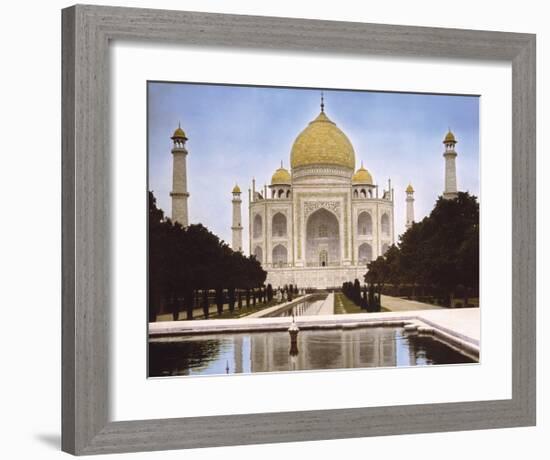 Agra, Taj-Mahal, 1906-Waldemar Abegg-Framed Premium Giclee Print