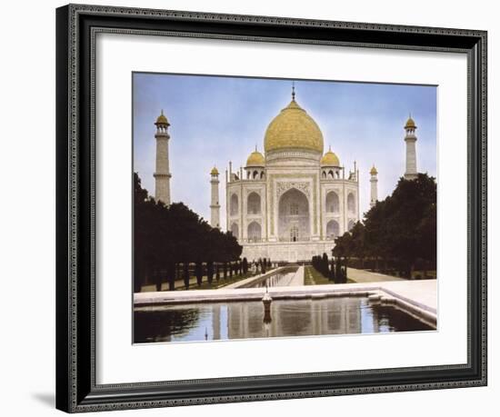 Agra, Taj-Mahal, 1906-Waldemar Abegg-Framed Premium Giclee Print