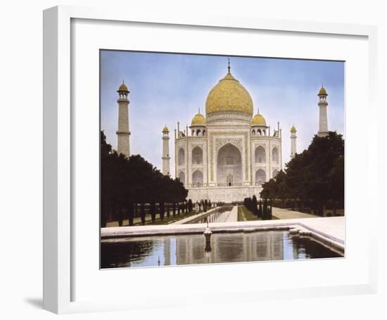 Agra, Taj-Mahal, 1906-Waldemar Abegg-Framed Premium Giclee Print