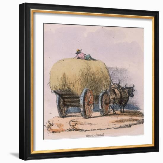 Agricultural, C 1845-Robert Kent Thomas-Framed Giclee Print