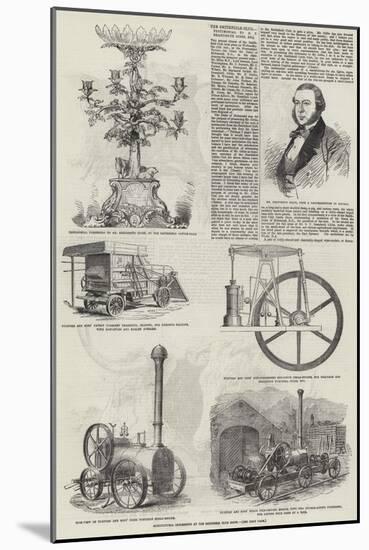 Agricultural Implements at the Smithfield Club Show-null-Mounted Giclee Print