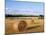 Agricultural Landscape with Straw Bales in a Cut Wheat Field-Nigel Francis-Mounted Photographic Print