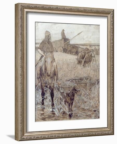 Agriculture, 1892-Fernand Cormon-Framed Giclee Print