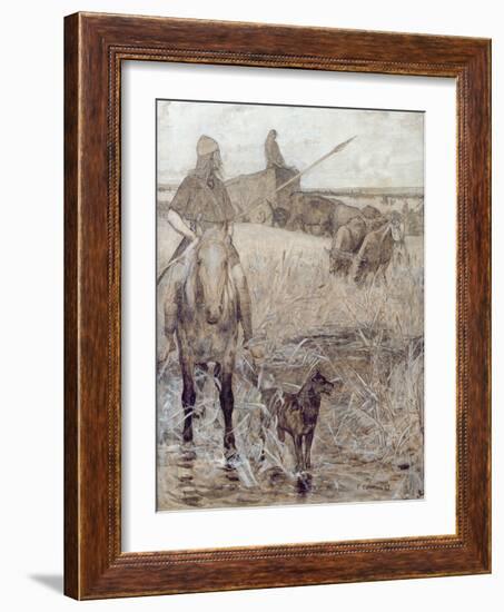 Agriculture, 1892-Fernand Cormon-Framed Giclee Print