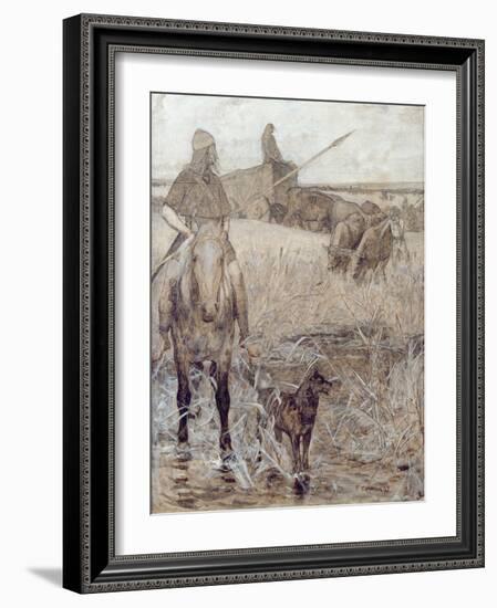 Agriculture, 1892-Fernand Cormon-Framed Giclee Print