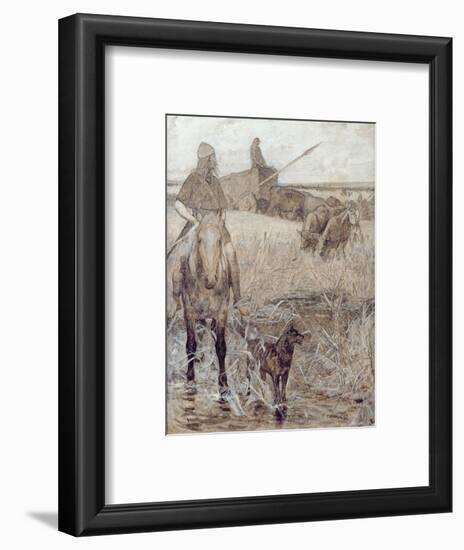 Agriculture, 1892-Fernand Cormon-Framed Premium Giclee Print