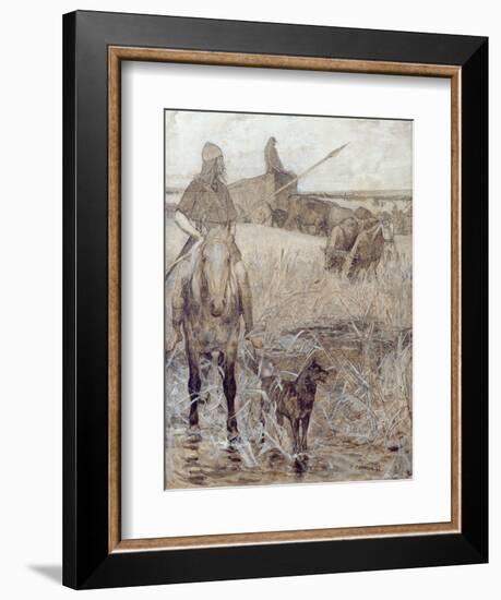 Agriculture, 1892-Fernand Cormon-Framed Premium Giclee Print