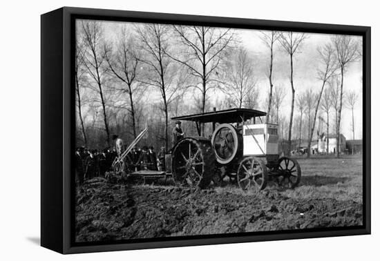 Agriculture a Road Engine Ancestor of the Tractors-Brothers Seeberger-Framed Premier Image Canvas