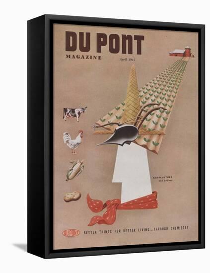 Agriculture and Du Pont, Front Cover of 'The Du Pont Magazine', April 1947-null-Framed Premier Image Canvas